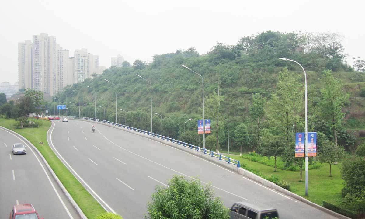 重庆嘉华大桥延伸段边坡复绿工程